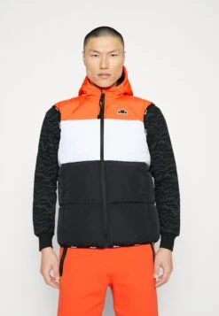 Ellesse Apice Gilet - Waistcoat - Dark Orange/Black