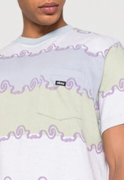 Obey Clothing Receptor Pocket Tee - Print T-Shirt - Opal Multi -Stock X ab7cdea3cea84c0a910ad1288dbfb3d2
