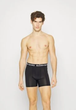BJØRN BORG Performance Boxer 2 Pack - Boxer Shorts - Gray / Black