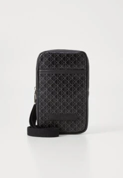 Calvin Klein COATED EMBLEM - Wallet - Black