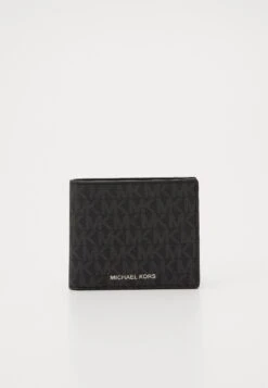 Michael Kors Greyson Billfold Coin Pocket - Wallet - Black