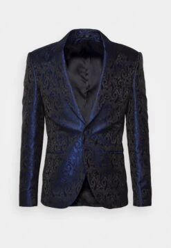 Jaquard Shawl Blazer - Suit Jacket - Blue -Stock X acaae6d338fb4935beb4d291a499c285