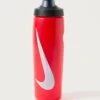 Nike Performance REFUEL BOTTLE LOCKING LID UNISEX - Drink Bottle - University Red/black/silver-coloured -Stock X ace21aef8ae74c97a1b14854491bb1f4