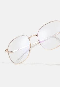 QUAY AUSTRALIA Jezabell Unisex - Blue Light Glasses - Gold-Coloured/Clear -Stock X ad07f90ea2c54b2aacab6cad1f48b78e