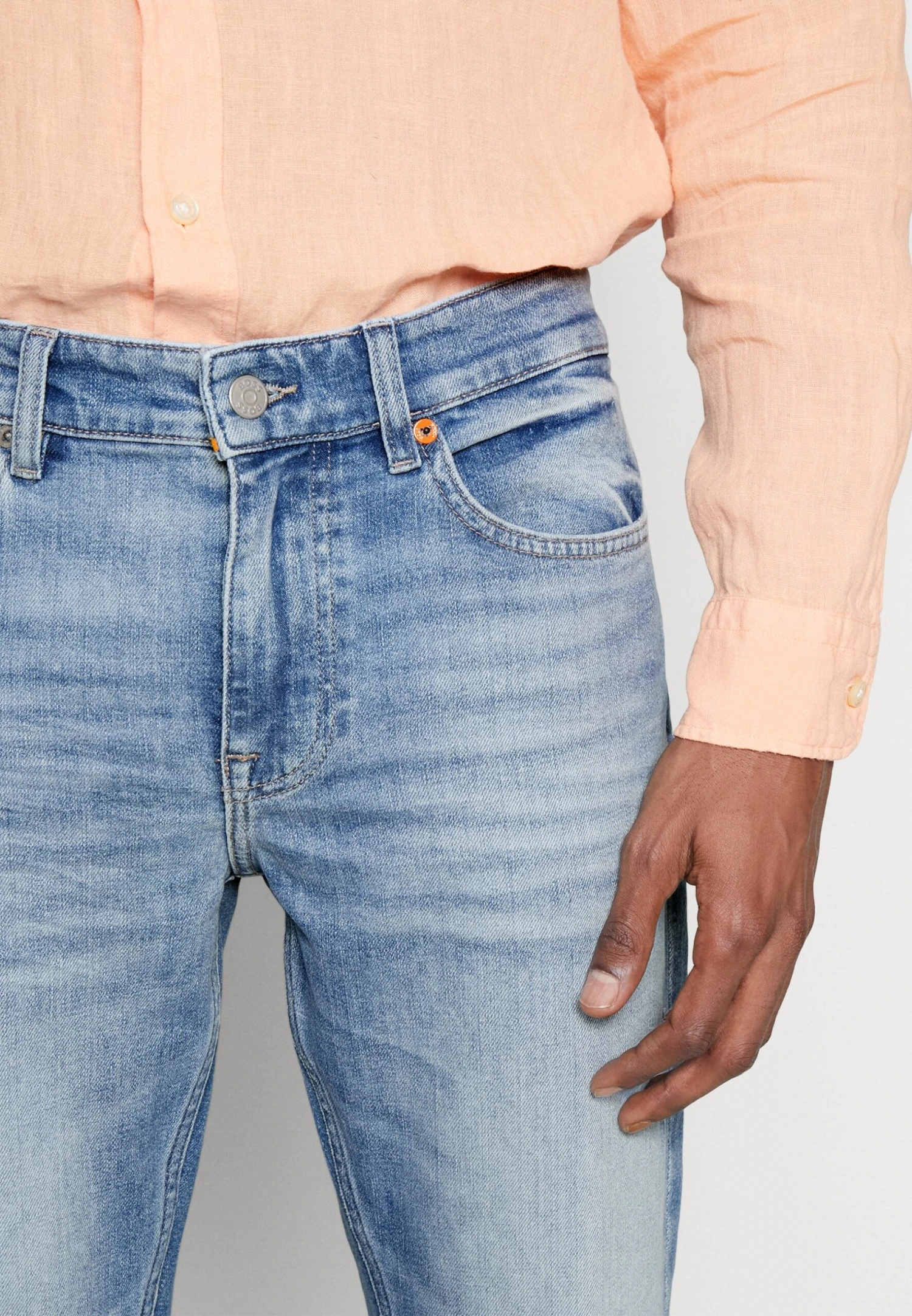 Boss Delaware - Slim Fit Jeans - Turquoise/Aqua 7 Boss Delaware - Slim Fit Jeans - Turquoise/Aqua - Image 5