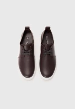 Calvin Klein HYBRID CLEAN CUP DERBY - Lace-ups - Bordeaux -Stock X ad34a94cfe73489792d3a7d3f44a2065