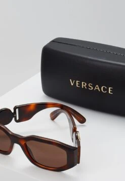 Versace Biggie Unisex - Sunglasses - Havana -Stock X ae82914762f7440aa6062728034a4aba