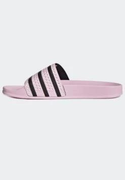 Adidas Originals Adilette Unisex - Pool Slides - Clear Pink/Core Black/Clear Pink -Stock X ae93dc792d764feda1351591fdbfc83d