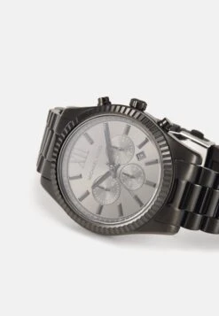 Michael Kors LEXINGTON WATCH - Watch - Black -Stock X aef708ff2894408d8166695844043137