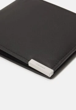 Calvin Klein Modern Plaque Bifold Coin Unisex - Wallet - Black -Stock X af4ce4c22f2c42609e099bd20bf90f74