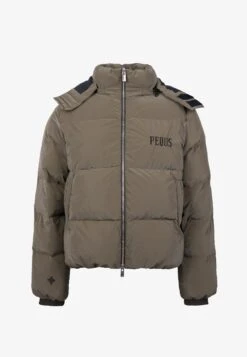 Unisex Chest Logo Puffer Jacket - Winter Jacket - Olive Green -Stock X b0700436e24a4a7cbecfacab10489d6a