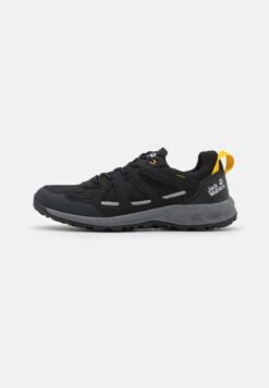 Jack Wolfskin Woodland 2 Texapore Low- Hiking Shoes - Black/Burly Yellow