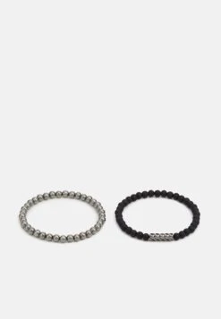 DKNY Beaded Set Unisex - Bracelet - Hem/Black