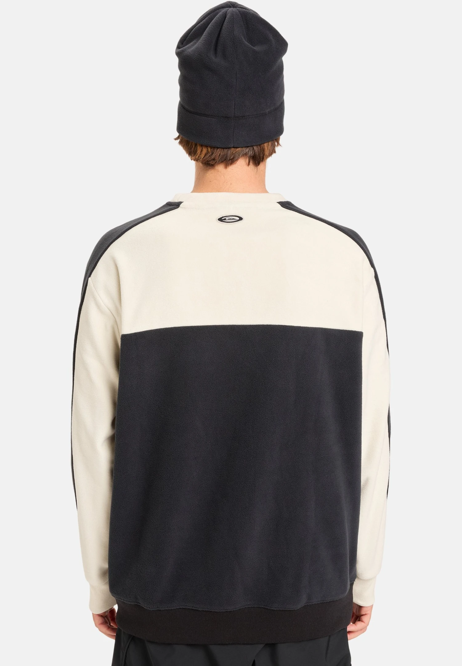 Quiksilver HIGH ALTITUDE - Fleece Jumper - True Black 4 Quiksilver HIGH ALTITUDE - Fleece Jumper - True Black - Image 2