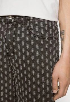 Jaded London Pulled Skate- Relaxed Fit Jeans - Black -Stock X b2c3dd46556546e585ad80358861b881