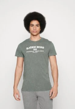 BJØRN BORG Print T-Shirt - Sedona Sage