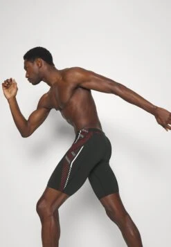 Speedo Tech Jam - Swimming Trunks - Black/Fed Red/White -Stock X b43312d72b8b4b498b57c91df96b29ec