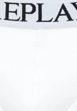 Replay Basic Cuff Logo Box 2 Pack - Briefs - White/White -Stock X b4a676bc863542b9a106abfd291073da