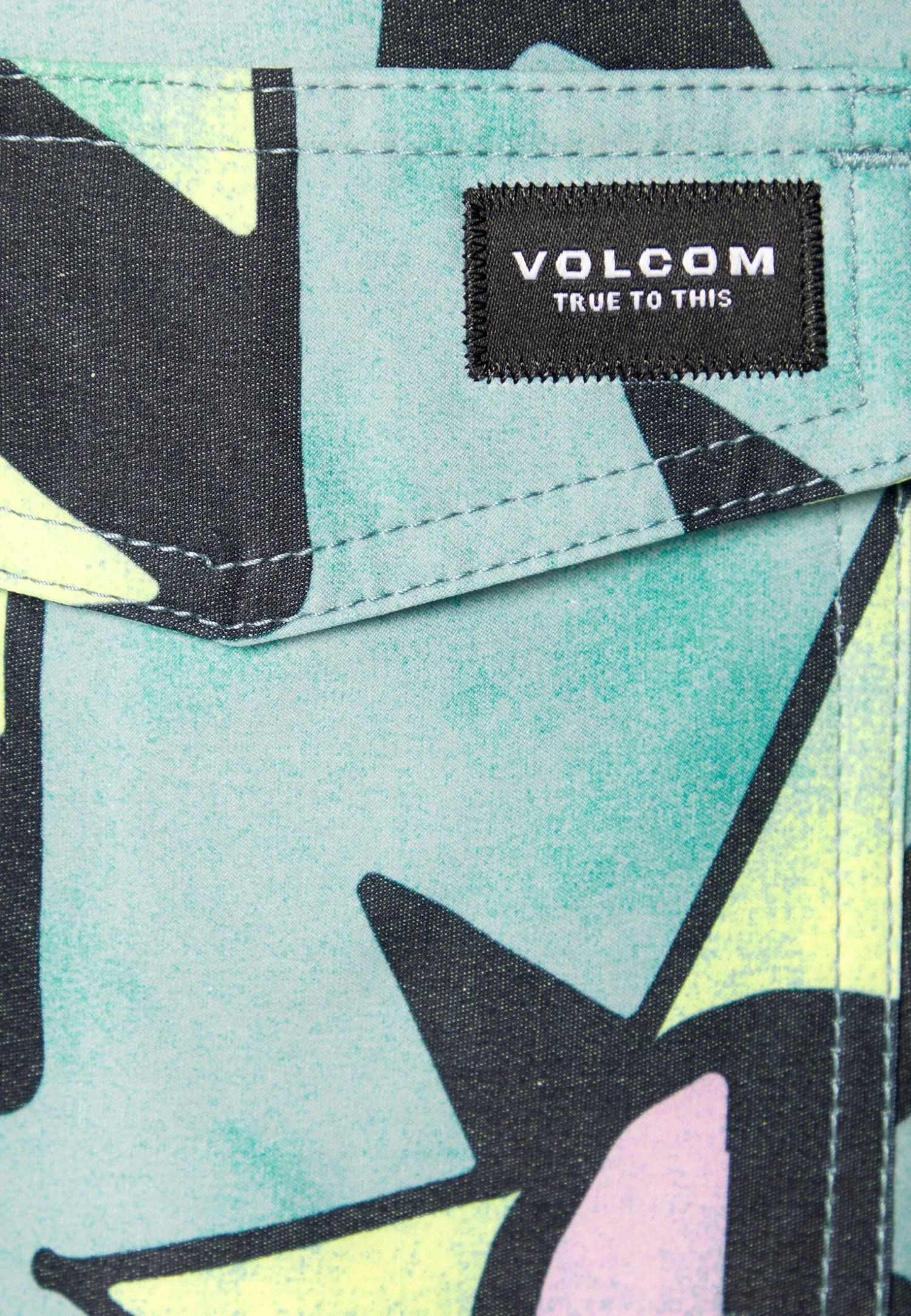 Volcom Chlorine Killer Stoney Trunk- Swimming Shorts - Temple Teal 5 Volcom Chlorine Killer Stoney Trunk- Swimming Shorts - Temple Teal - Image 3