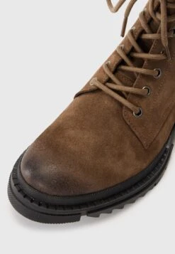 Steve Madden QAIZA - Lace-up Ankle Boots - Dark Taupe -Stock X b57918738ca944959fcd194f583b5f1b