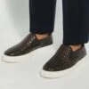 Dune London TAYO STAMPED WEAVE - Slip-ons - Brown -Stock X b606afa60c17424497e23ba3f28d979c