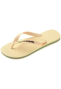 Havaianas BRASIL LOGO BUTTERCREAM UNISEX - T-bar Sandals - Buttercream -Stock X b6d1b546cf864592bc9121d89197d7c4