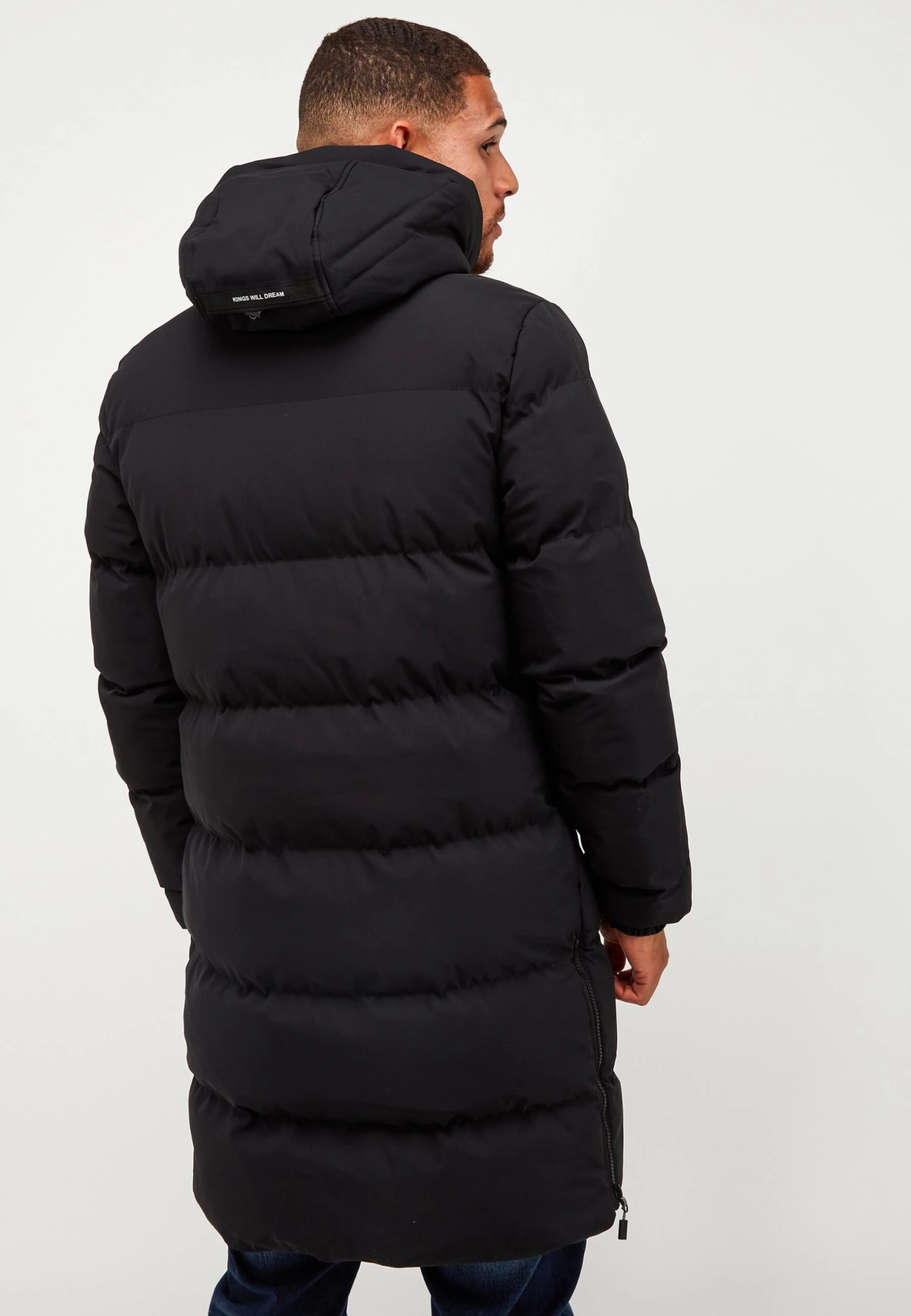Montana Long Puffer Jacket - Winter Coat - Black 5 Montana Long Puffer Jacket - Winter Coat - Black - Image 3