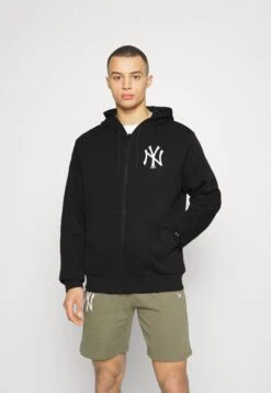 NEW ERA New York Yankees Mlb Essentials Hoody - Club Wear - Black/White