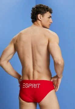 ESPRIT Swimming Briefs - Dark Red -Stock X b92784af646c453fbfc264bceb5a9f19