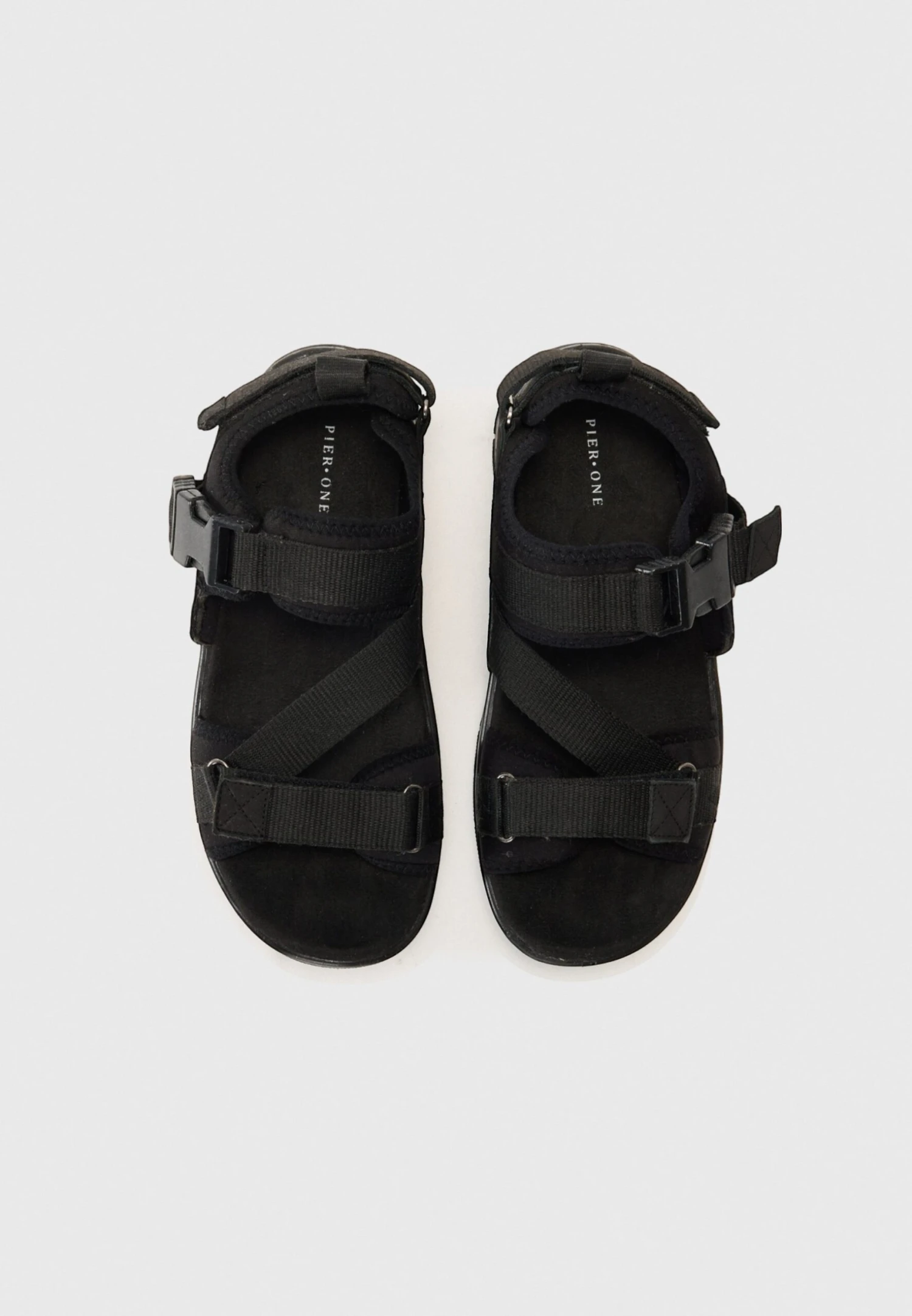 Pier One Walking Sandals - Black 6 Pier One Walking Sandals - Black - Image 4