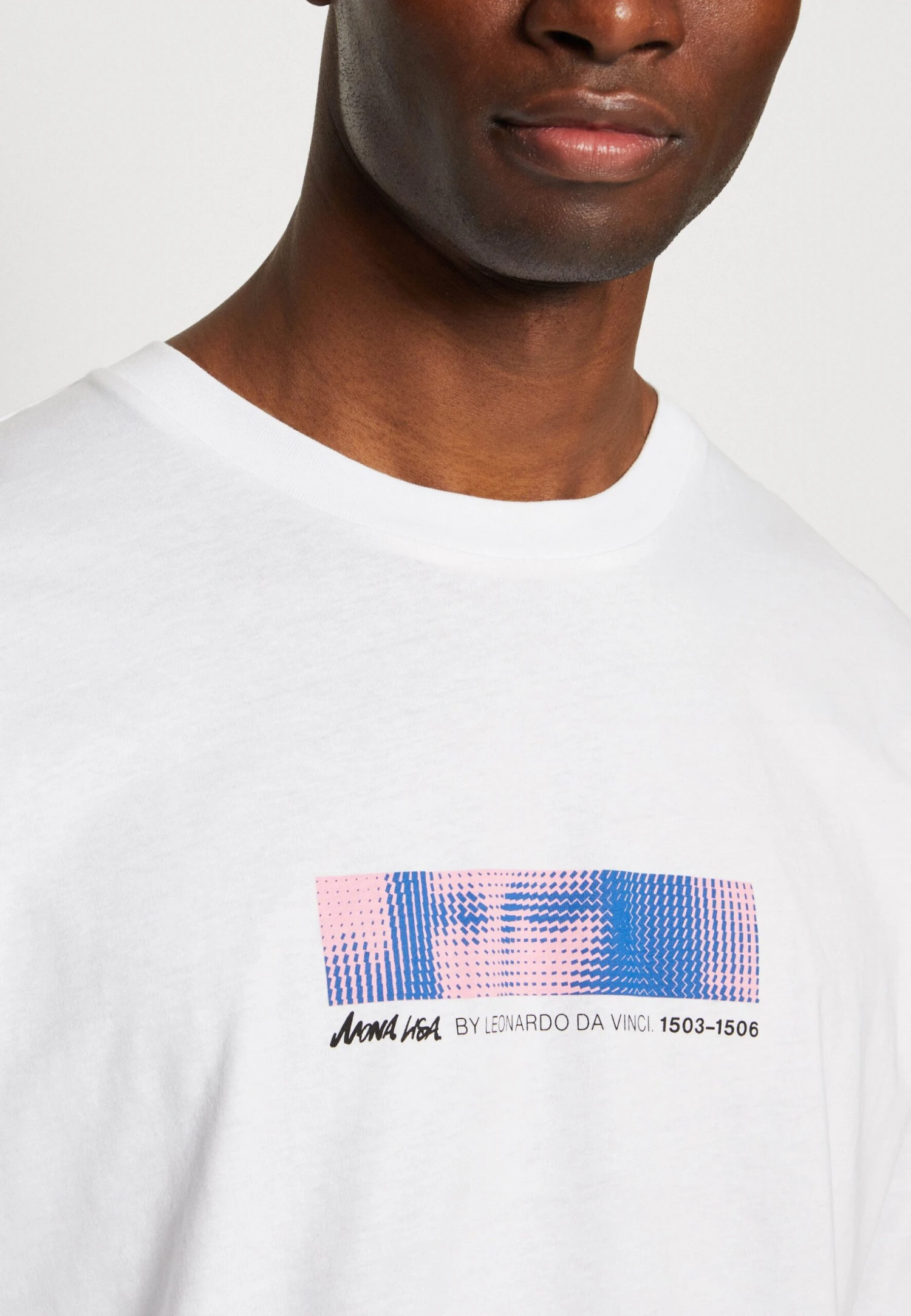 Jack & Jones Jormasterpiece Tee Crew Neck - Print T-Shirt - White 8 Jack & Jones Jormasterpiece Tee Crew Neck - Print T-Shirt - White - Image 6