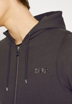BALR Q-Series Straight Zipped Hoodie - Zip-Up Sweatshirt - Asphalt -Stock X b9e1c9eed2584ea48254f9c2b757a69a