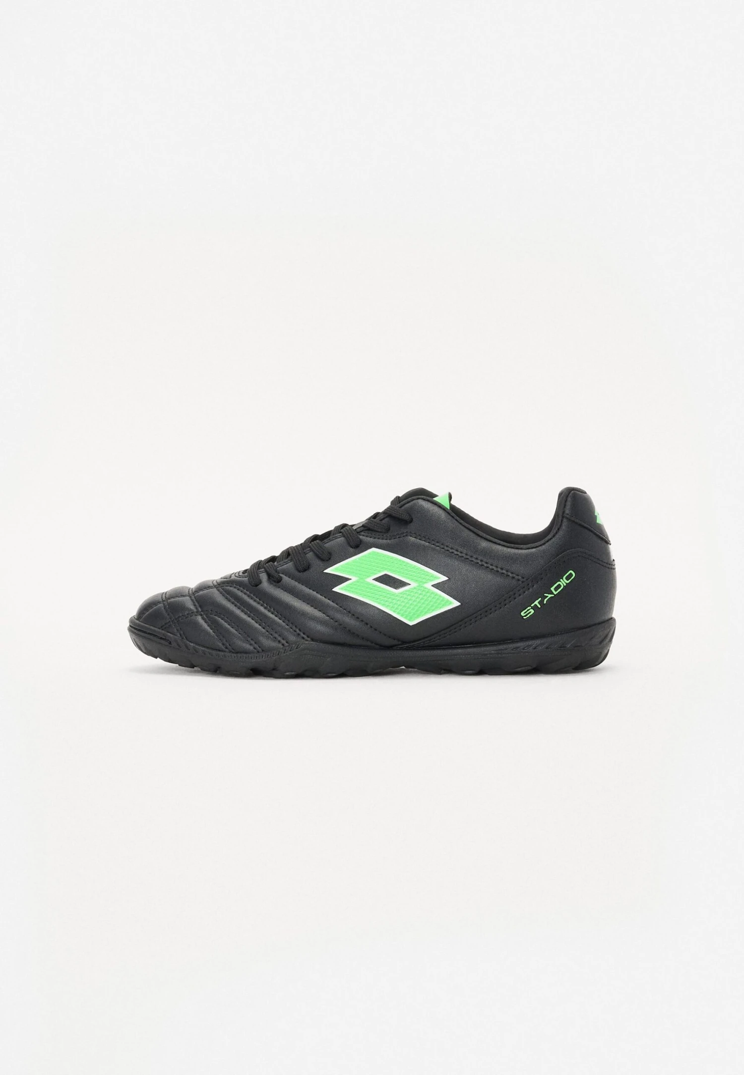 Lotto STADIO 705 TF UNISEX - Turf Football Boots - Black/green 3 Lotto STADIO 705 TF UNISEX - Turf Football Boots - Black/green