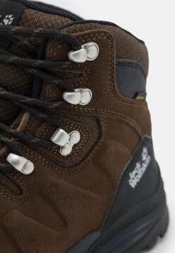 Jack Wolfskin Refugio Texapore Mid M - Hiking Shoes - Brown/Phantom -Stock X ba24ad14e2824682bd4e5da4f9c309ea