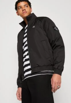 Calvin Klein Jeans Padded Harrington - Bomber Jacket - Black -Stock X ba3bf9af4efd410bbe568881f4b4c24c