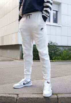 Nike Sportswear M Nsw Tch Flc Jggr - Tracksuit Bottoms - Phantom/Black
