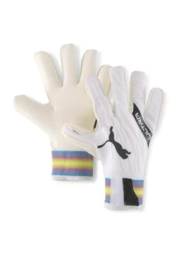 Puma Ultra Grip Hybrid Pro- Goalkeeping Gloves - White Blackocean Divedeep Orchidyellow Alert