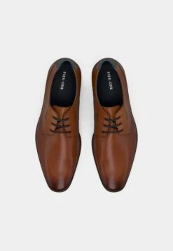 Pier One LEATHER - Lace-ups - Tan -Stock X bbaf95ffe61e4cef84b67c1ecb53fcfa