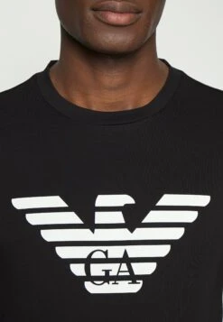 Emporio Armani Long Sleeved Top - Nero Aquila -Stock X bbc54060d9f945bd8f065795385b5844