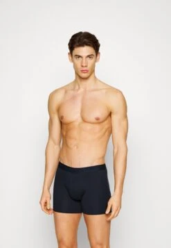 Scotch & Soda Men Base Ampersand 3 Pack - Boxer Shorts - Navy