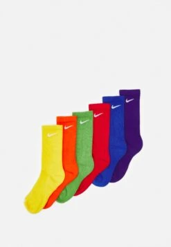 Nike Performance EVERYDAY PLUS CREW UNISEX 6 PACK - Sports Socks - White/red/ Blue/gold Coloured/silver Coloured -Stock X bca08115352a4e46a25775ed5c2ef886