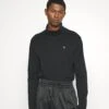 J.Lindeberg Aydin Embroided Turtle Neck - Pyjama Top - Black