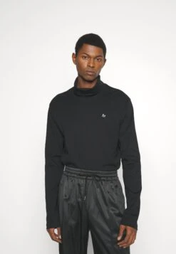 J.Lindeberg Aydin Embroided Turtle Neck - Pyjama Top - Black