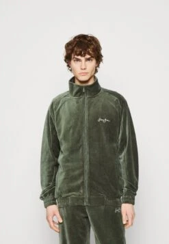 Sean John Script Logo Essential Trackjacket - Training Jacket - Olive