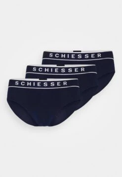 Schiesser 3Pack Slips Organic Cotton - 95/5 - Briefs - Dark Blue
