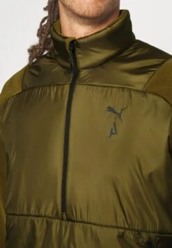 Puma Seasons - Fleece Jumper - Deep Olive -Stock X be64e449ed784180a1e40b6ded03c229