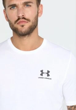 Under Armour Sportstyle - Basic T-Shirt - White/Black 11 Under Armour Sportstyle - Basic T-Shirt - White/Black -Stock X beb00384cf3b458a97241dfdfe16a9a8