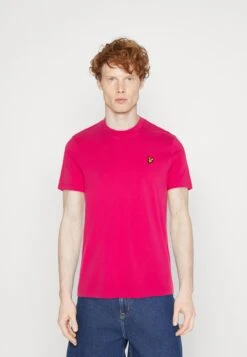 Lyle & Scott Plain - Basic T-Shirt - Pink Scorch