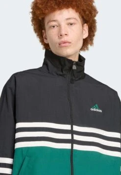 Adidas Originals ARCH TT - Summer Jacket - Black Collegiate Green -Stock X bf417b8a47384e2dbac50a38bcb82697