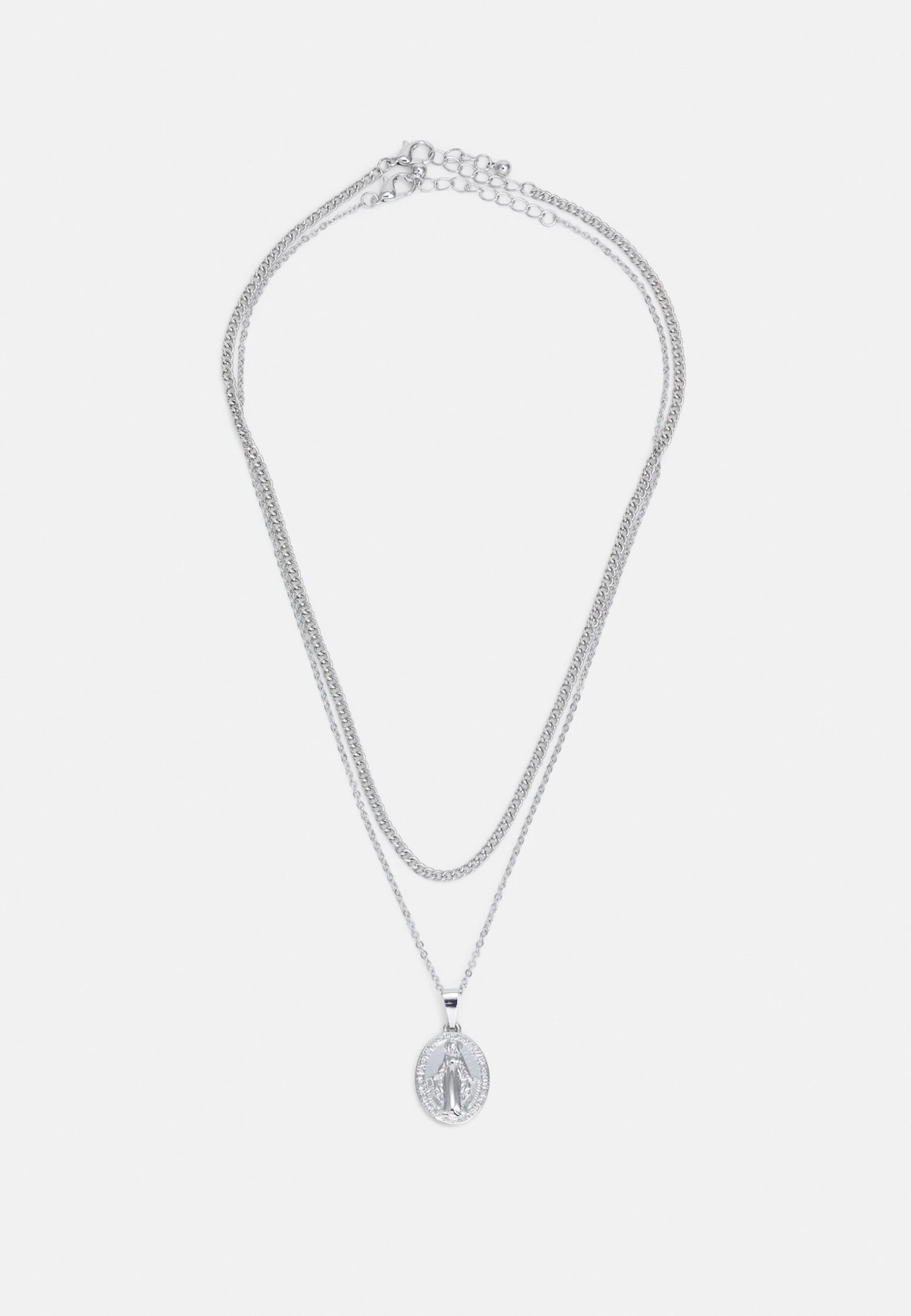 Jack & Jones Jacsilvo Necklace Unisex 2 Pack - Necklace - Silver-Coloured 3 Jack & Jones Jacsilvo Necklace Unisex 2 Pack - Necklace - Silver-Coloured